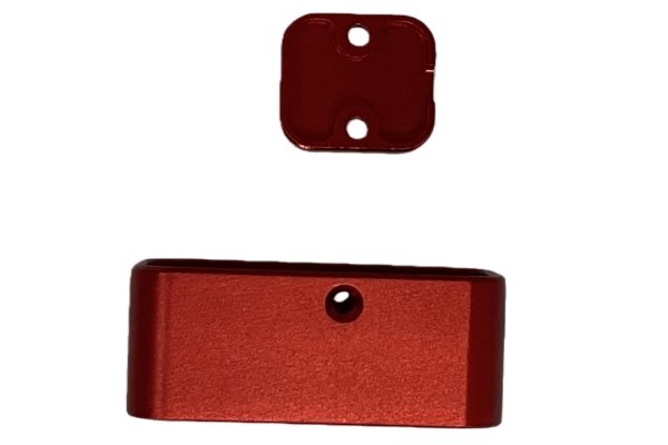 7075 Red oxidized CNC