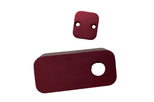 7075 Red oxidized CNC